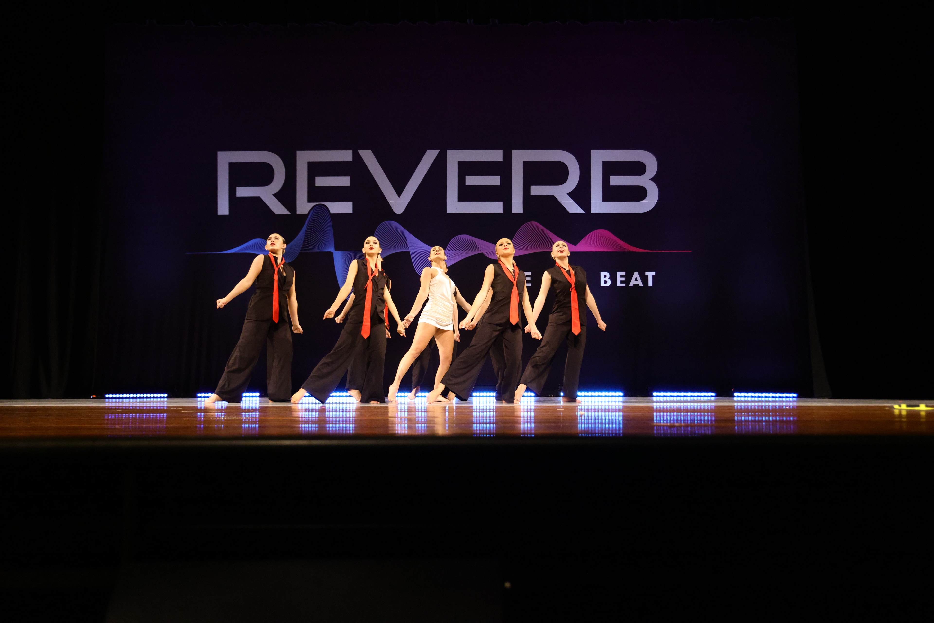 CaRu Entertainment dancers performing at Reverb Beat competition